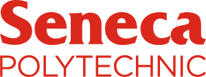 Seneca Polytechnic in red letters